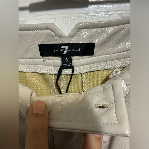 7 For All Mankind Faux Leather Trousers & Vest - Picture 5 of 13